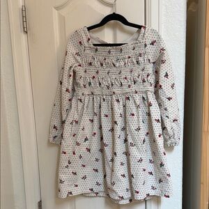 Hanna Andersson Polka Dot and Holly Berries Kids Dress